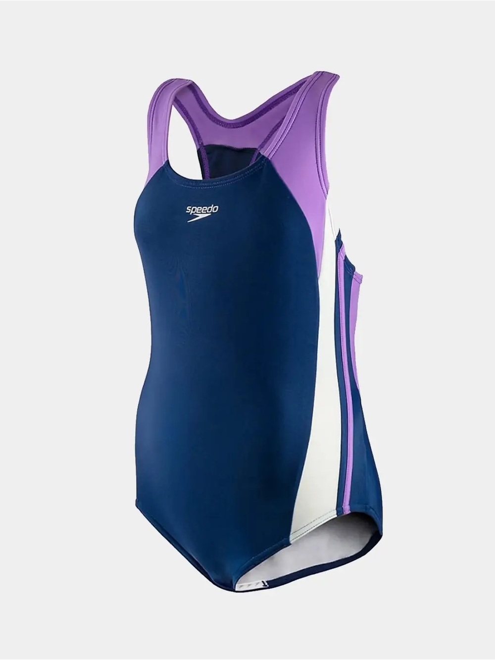 NWT Speedo Girls' Infinity Splice One Piece Swimsuit
